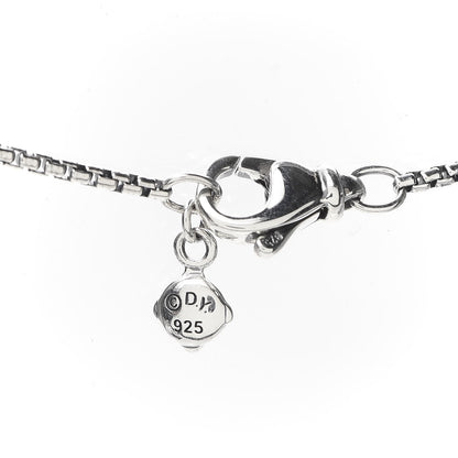 David Yurman Sterling Silver Diamond Stax Pendant Necklace 4 of 4