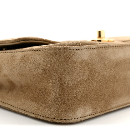 Chanel Suede Calfskin Mini Souplissimo Flap Dark Beige 9 of 12