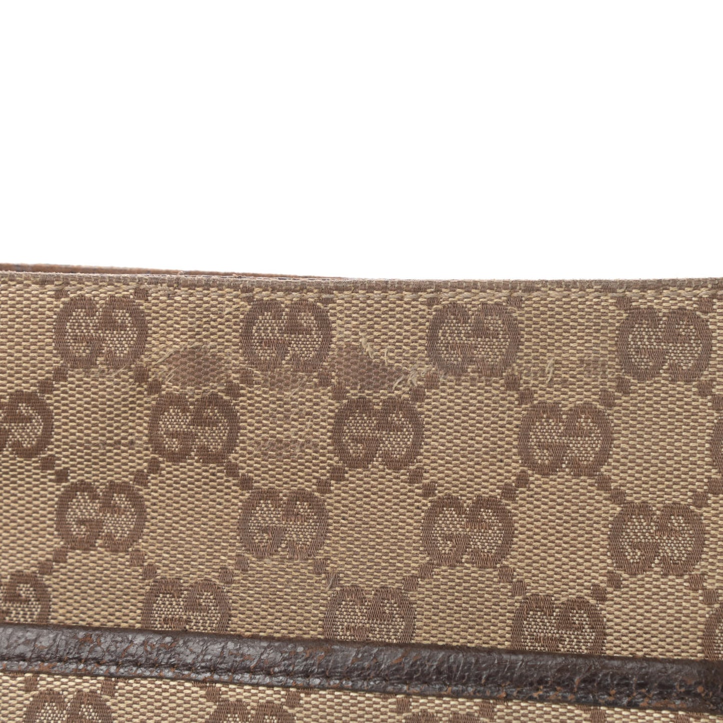 Monogram Flat Messenger Bag Dark Brown