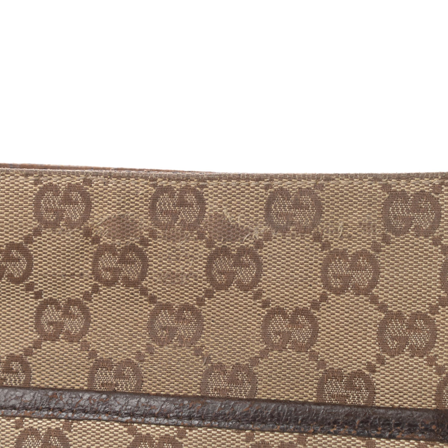 Gucci Monogram Flat Messenger Bag Dark Brown 16 of 19