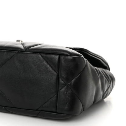 Chanel Lambskin Quilted Medium Chanel 19 Flap Black 10 of 10