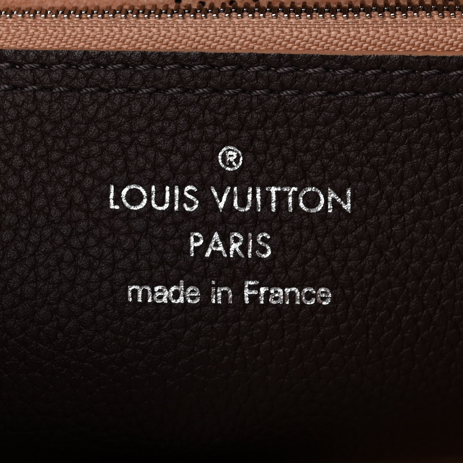 Louis Vuitton Mahina Carmel Hobo Chocolate 6 of 9