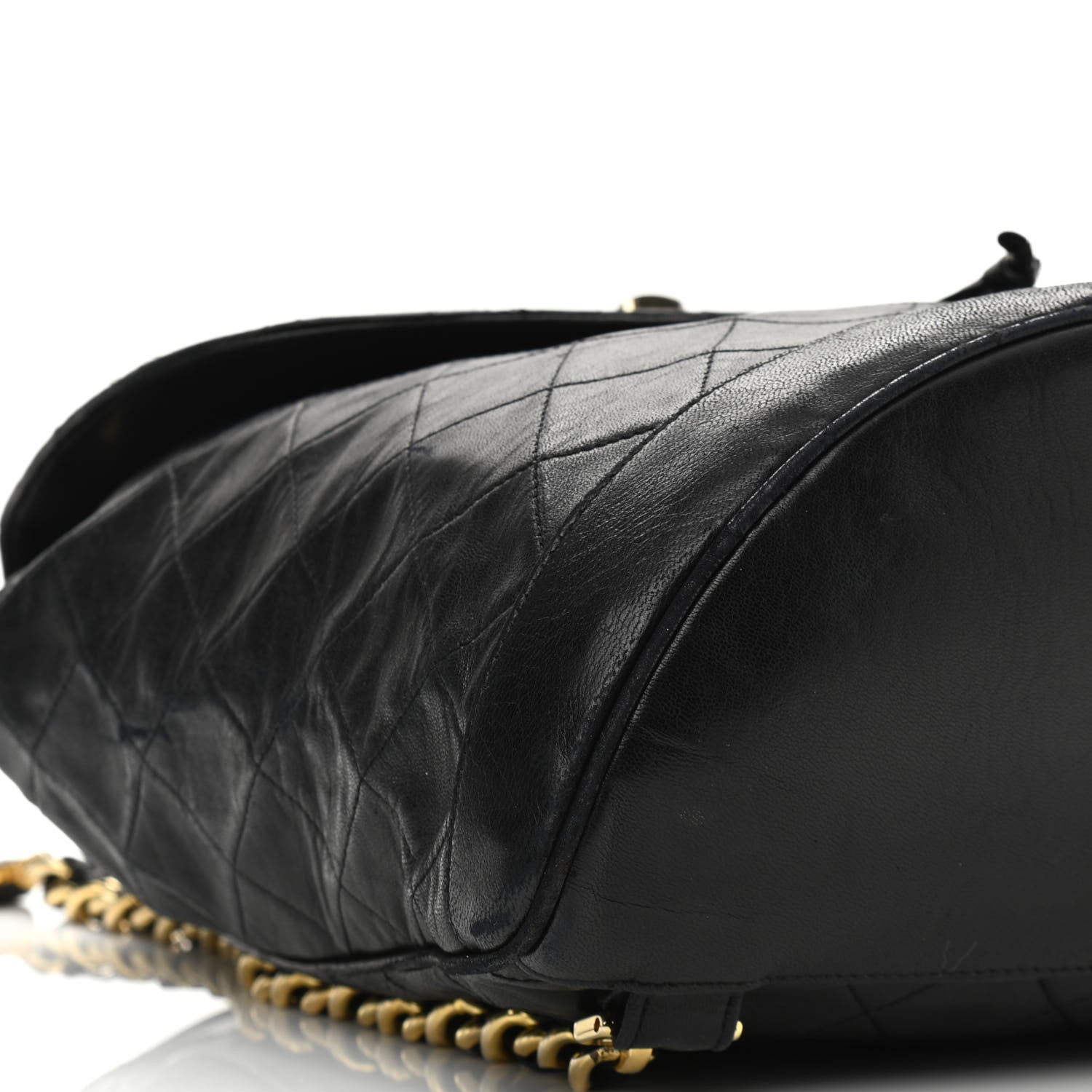 Chanel Lambskin Quilted Backpack Black 10 of 15