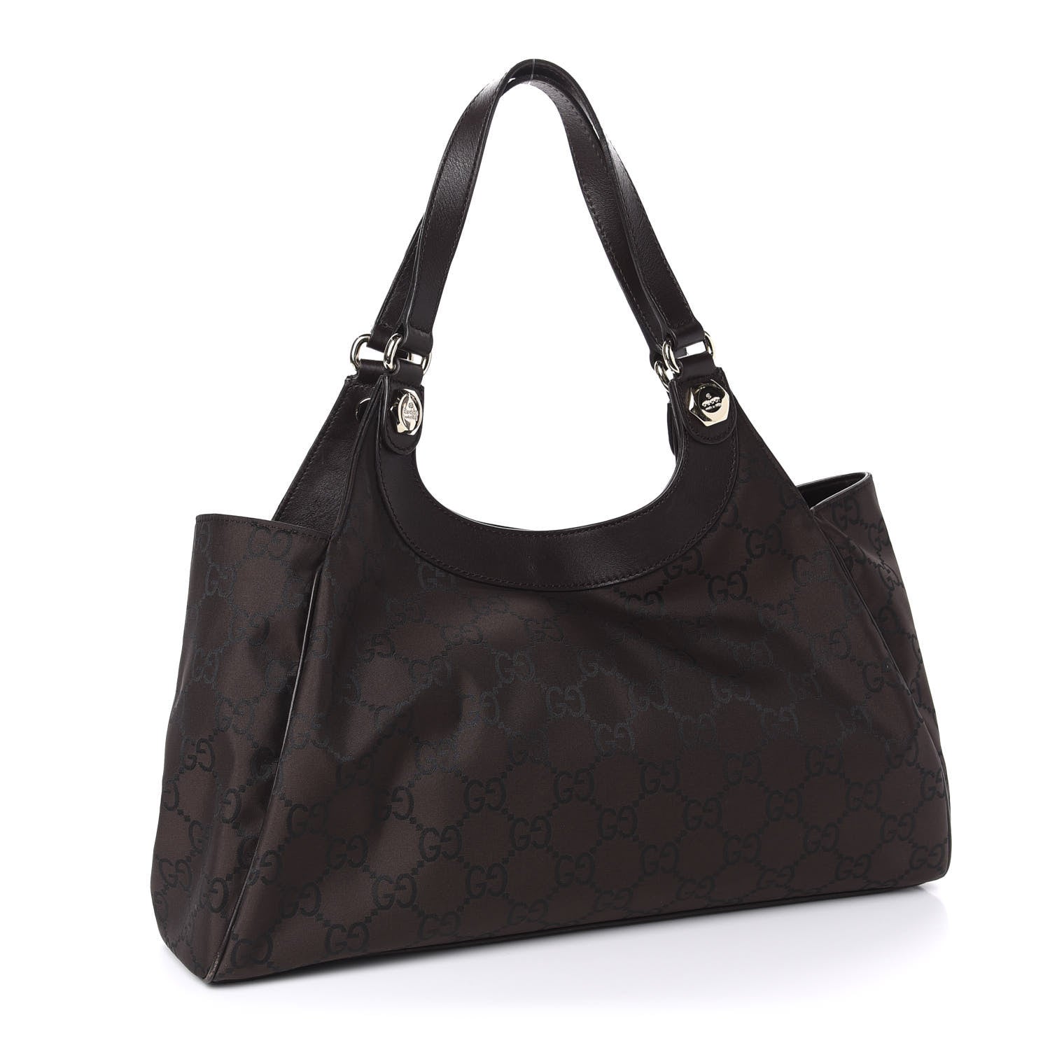 Gucci Monogram Charmy Shoulder Bag Brown 3 of 10