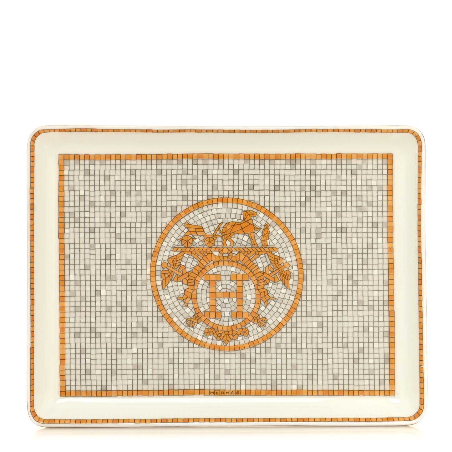 Porcelain Mosaique au 24 Gold Sushi Plate