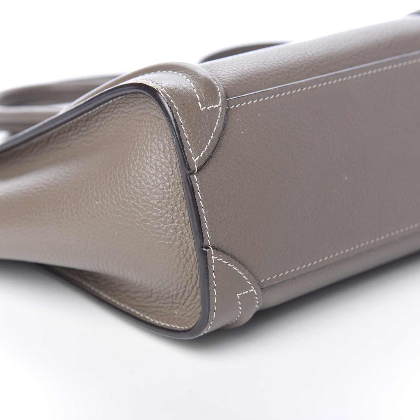 Drummed Calfskin Nano Luggage Souris