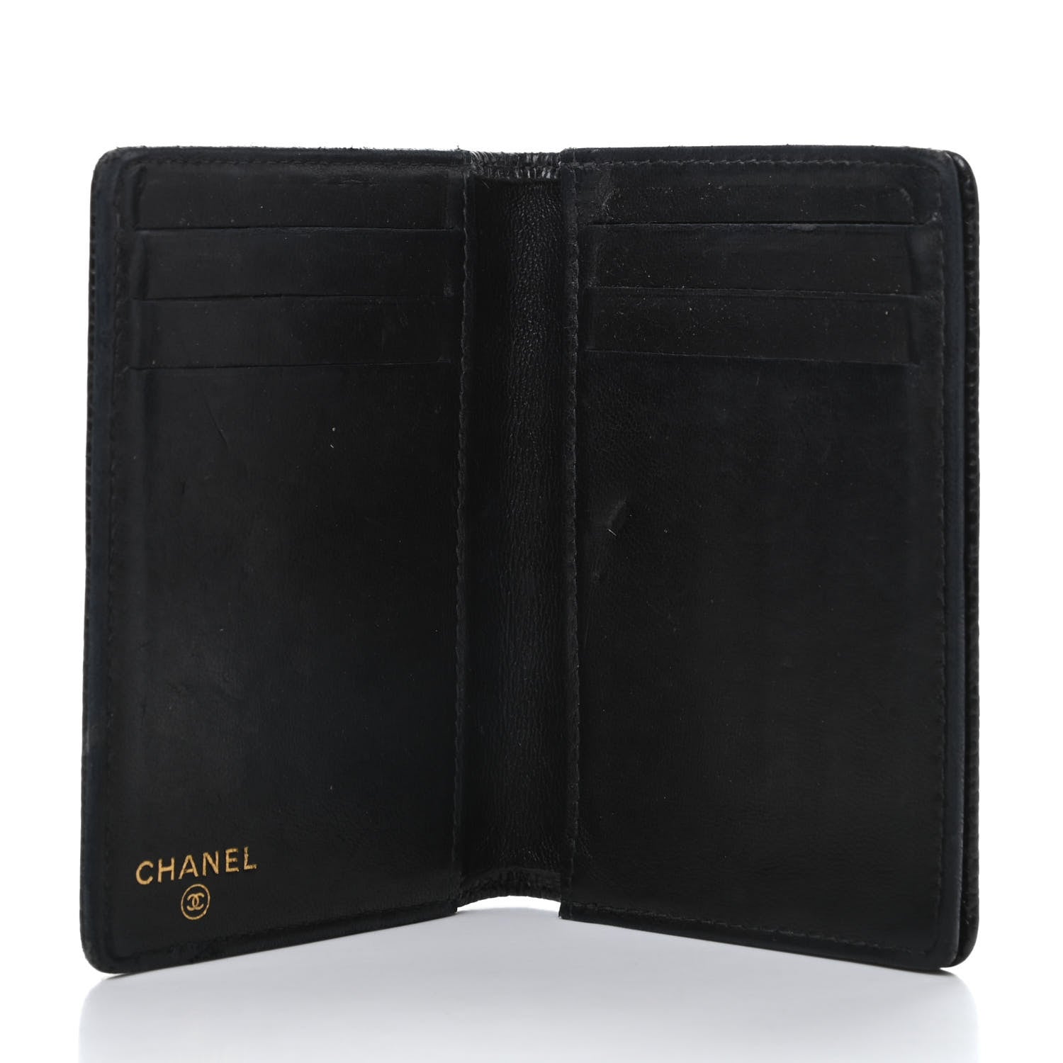 Chanel Caviar Timeless CC Card Holder Wallet Black 5 of 8