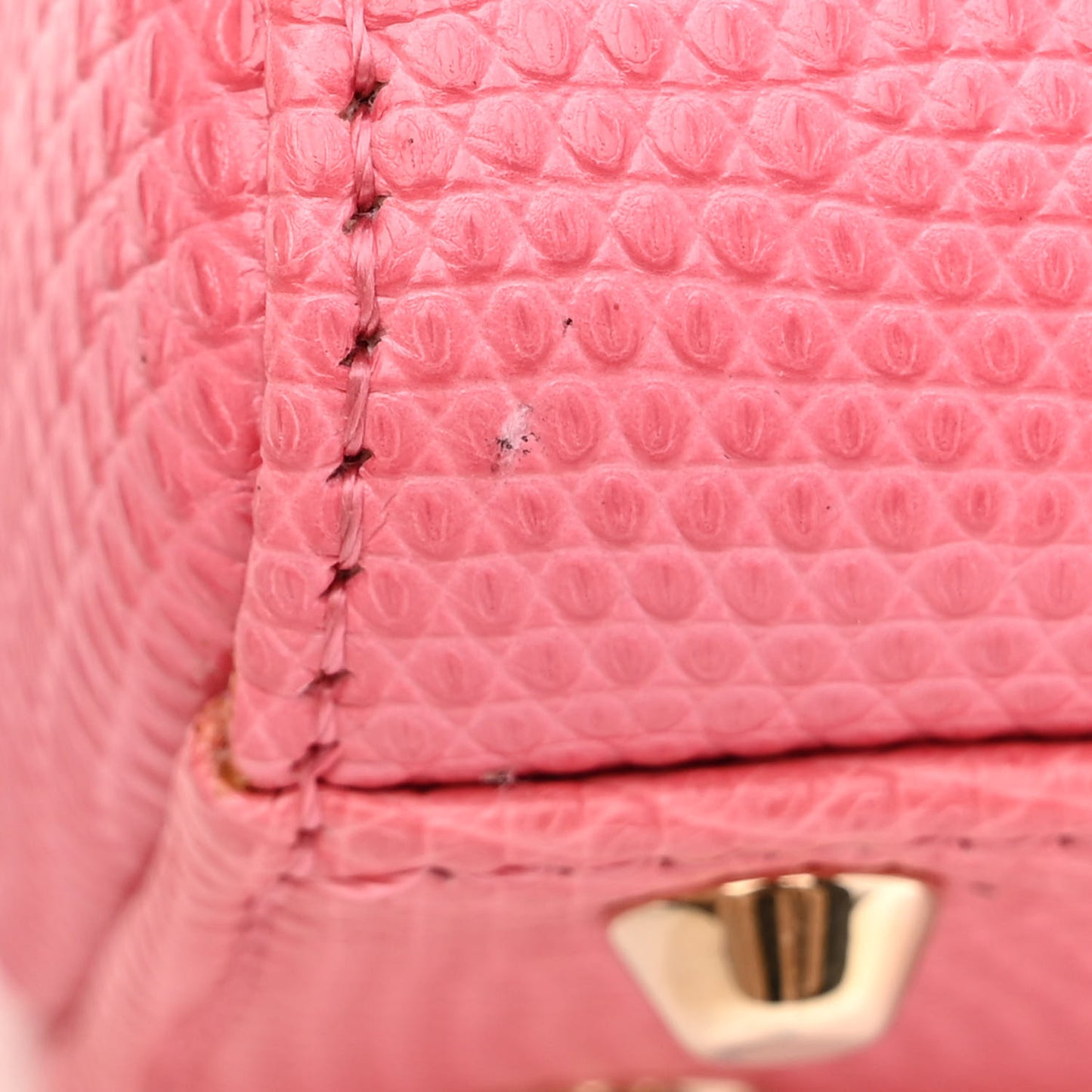 Lizard Mini Lady Dior Pink