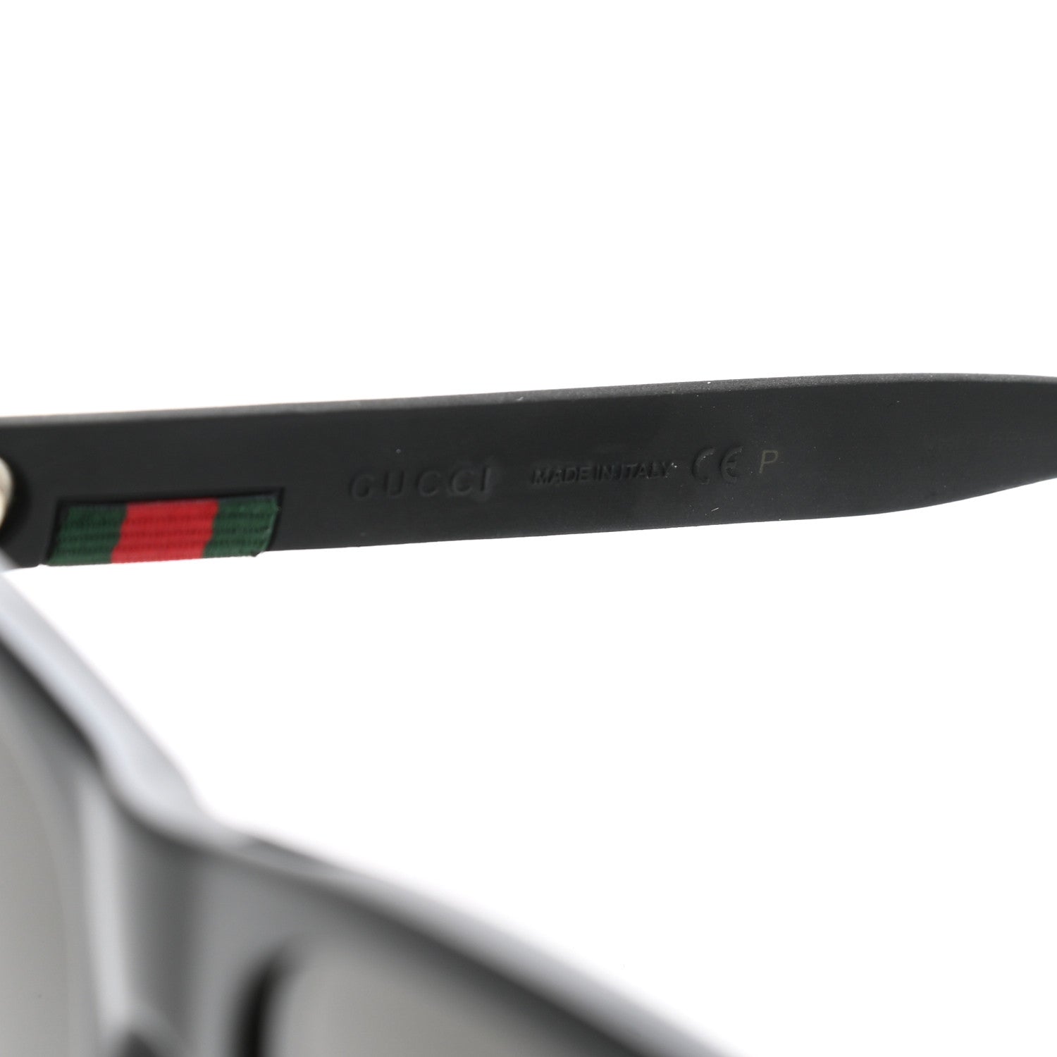 Gucci Polarized Square Frame Web Sunglasses GG0008S Black 5 of 8