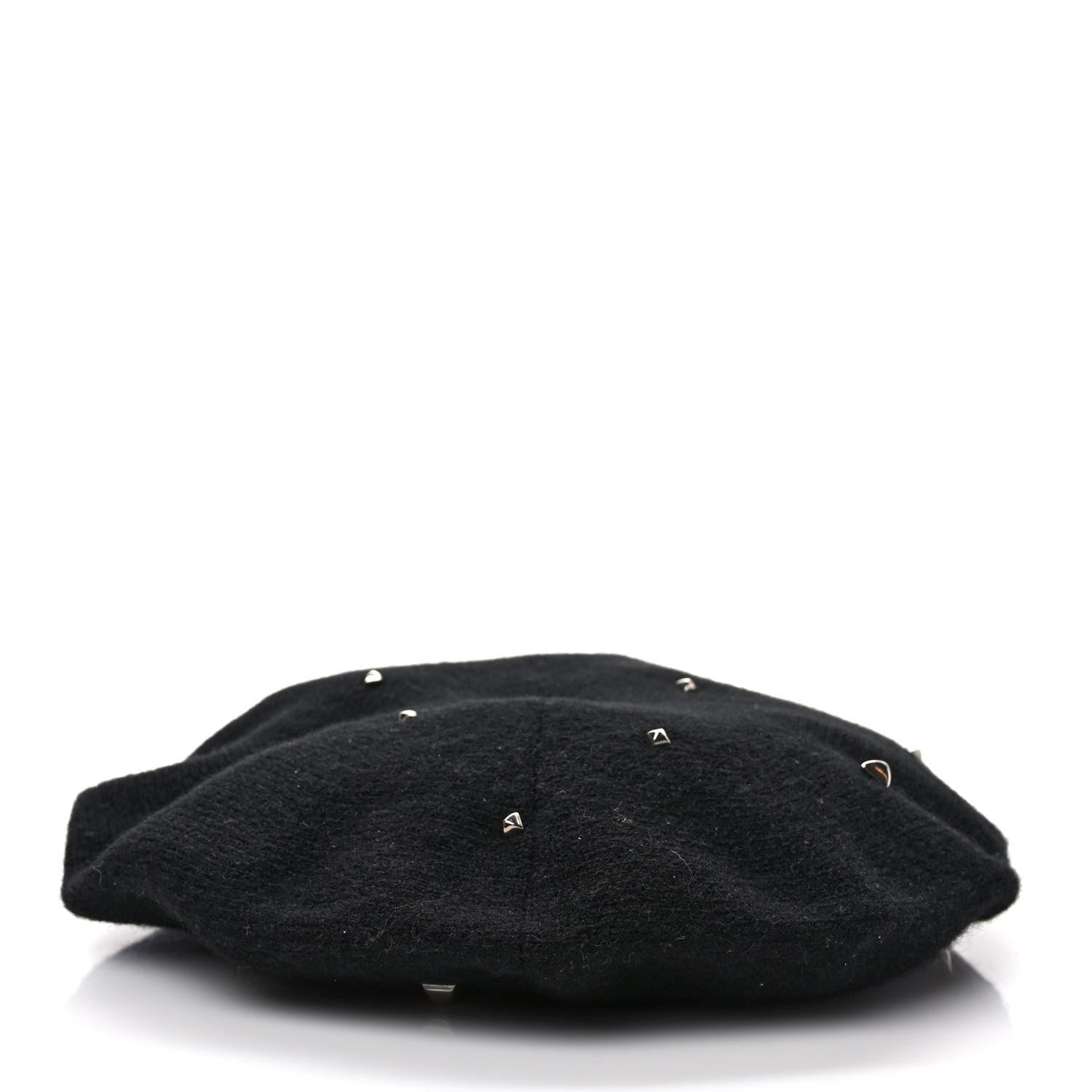 Hermes Cashmere Medor Studded Darling Beret M Black 3 of 7
