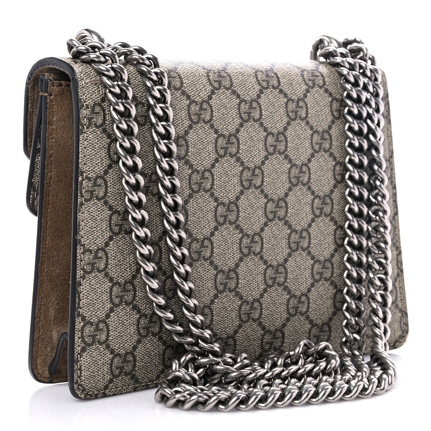 Gucci GG Supreme Monogram Mini Dionysus Shoulder Bag Taupe 3 of 8