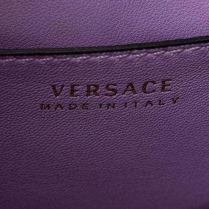 Versace Calfskin Medusa Small Top Handle Handbag Red 6 of 8