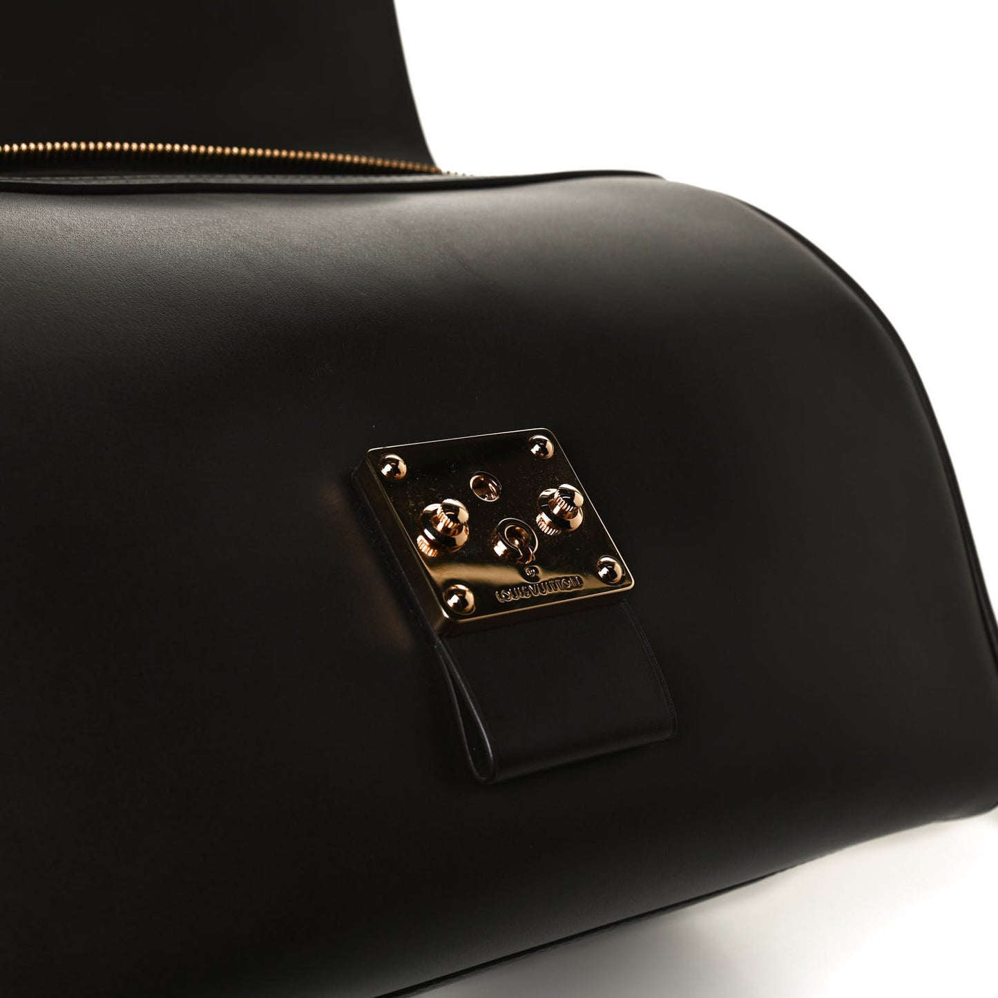 Cuir Orfevre Leather Neo Speedy PM Black