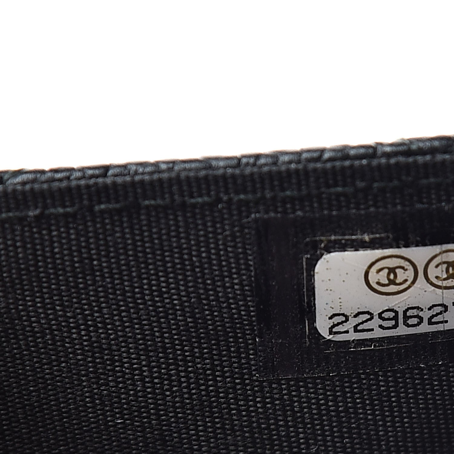 Chanel Caviar Quilted Boy Flap Card Holder Black 8 of 9