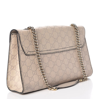 Gucci Guccissima Signature Medium Emily Chain Shoulder Bag Mystic White 3 of 19