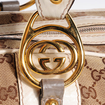 Gucci Monogram Interlocking Medium Boston Off White 8 of 8