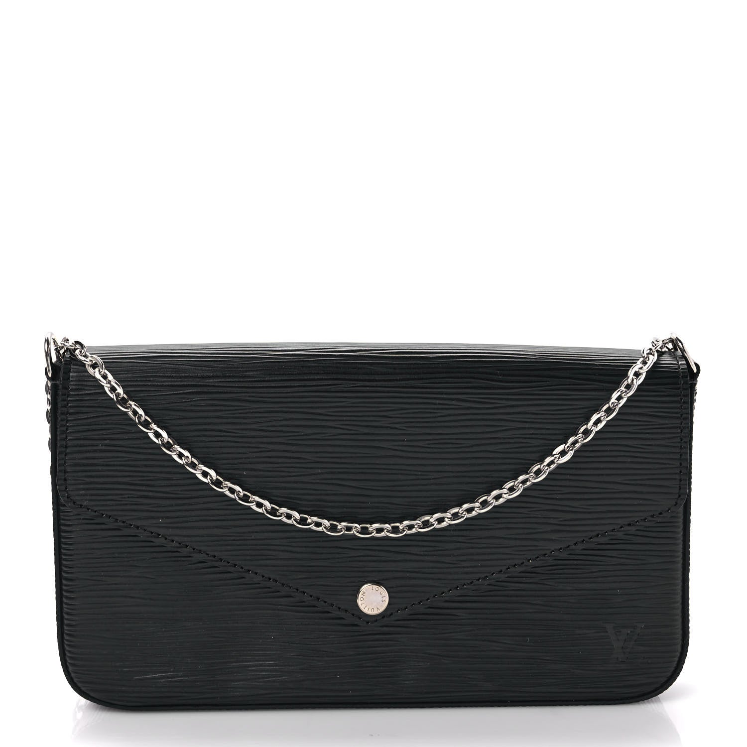 Louis Vuitton Epi Pochette Felicie Black 3 of 9