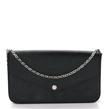 Louis Vuitton Epi Pochette Felicie Black 3 of 9