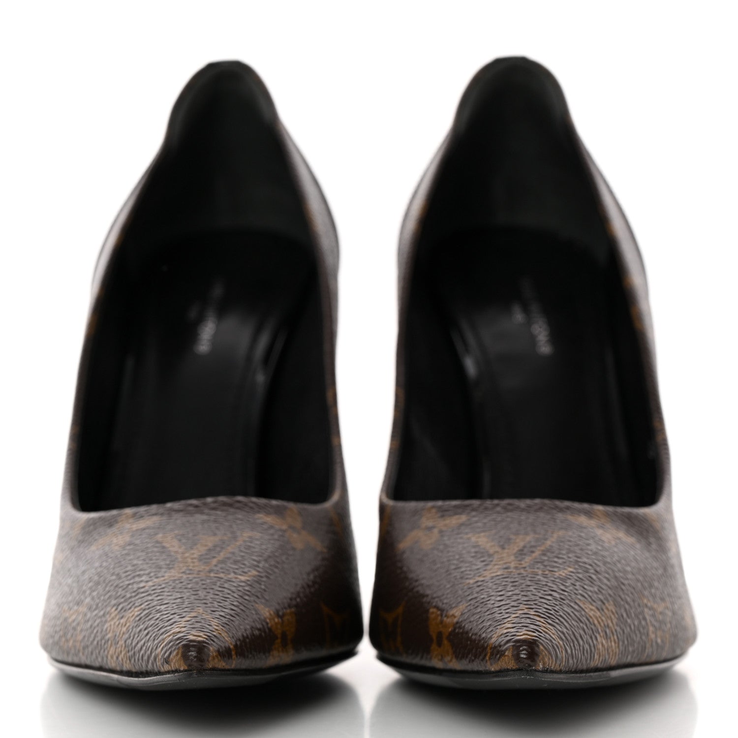 Louis Vuitton Monogram Cherie Pumps 39.5 Black 2 of 11