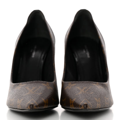 Louis Vuitton Monogram Cherie Pumps 39.5 Black 2 of 11