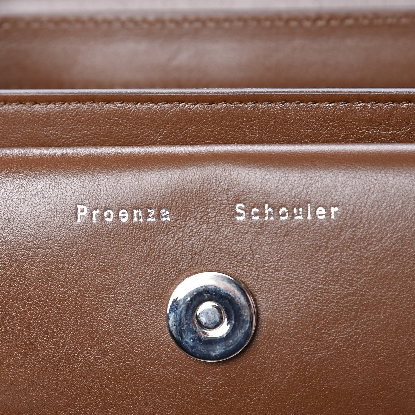 Calfskin Mini PS11 Classic Shoulder Bag Hazelnut
