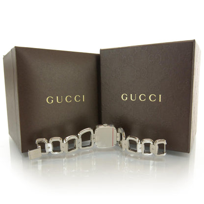 Gucci Stainless Steel 32mm G-Gucci Square Quartz Watch Black 5 of 6
