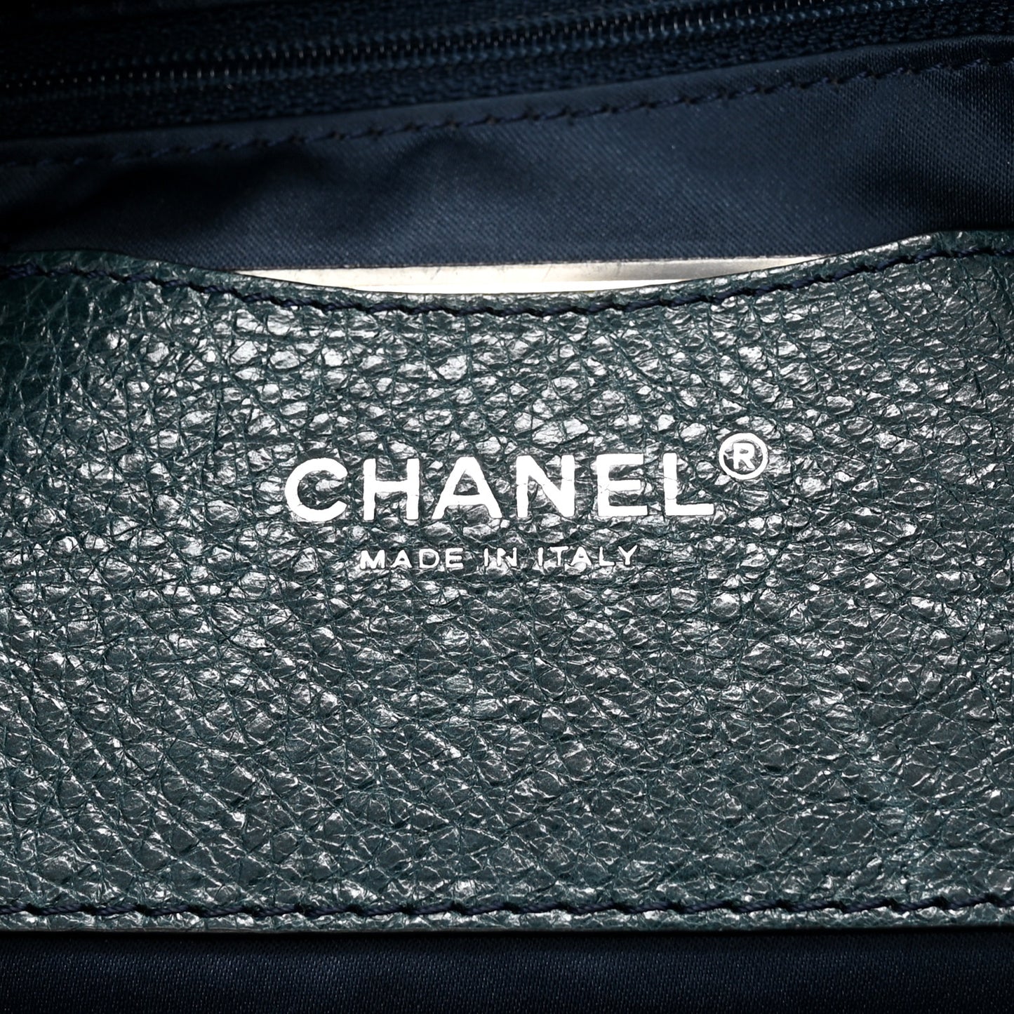 Glazed Calfskin Stitched XL On The Road Flap Blue