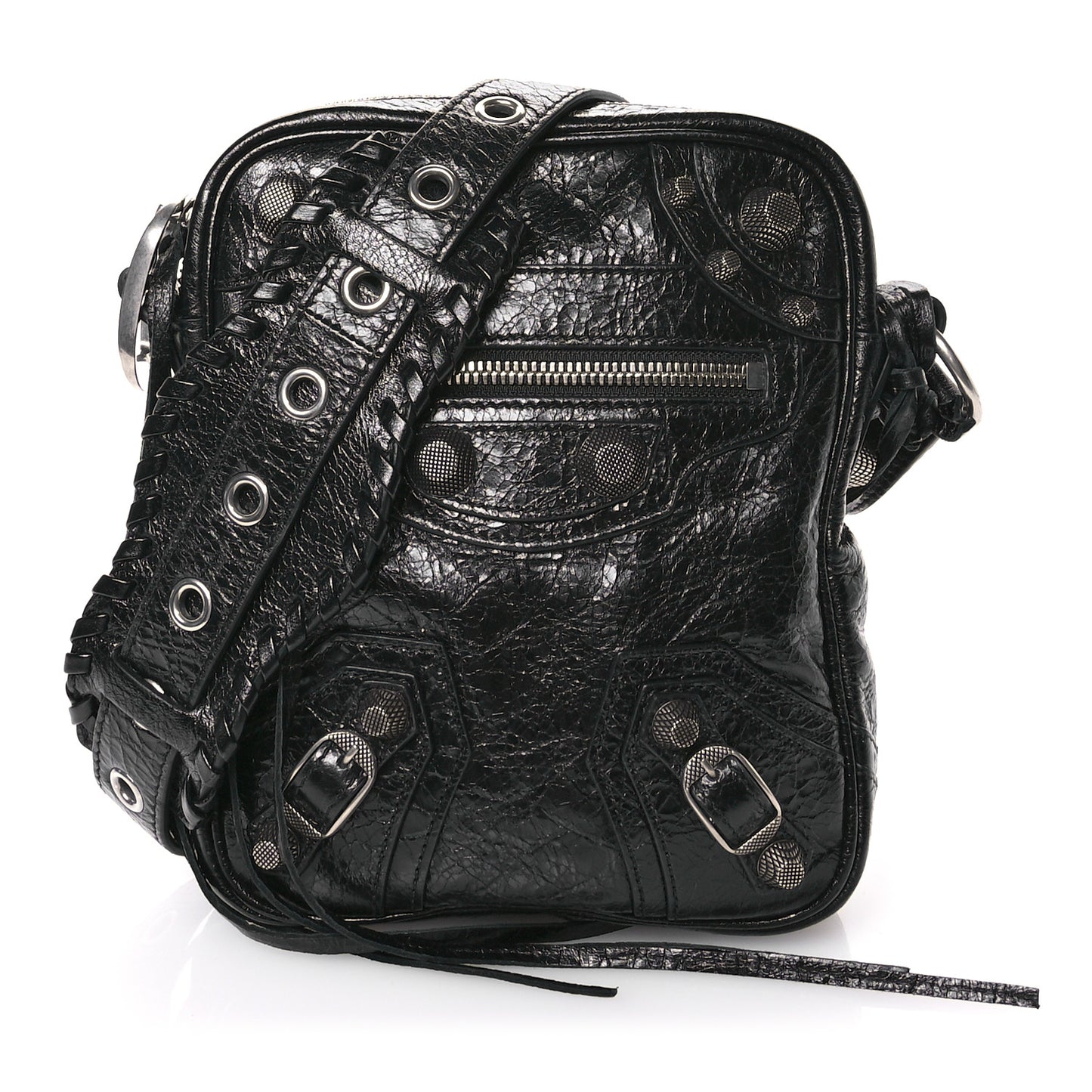 Agneau Arena Le Cagole Crossbody Bag Black