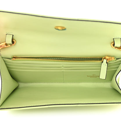 Valentino Garavani Nappa Roman Stud Wallet on Chain Ambrosia 5 of 11