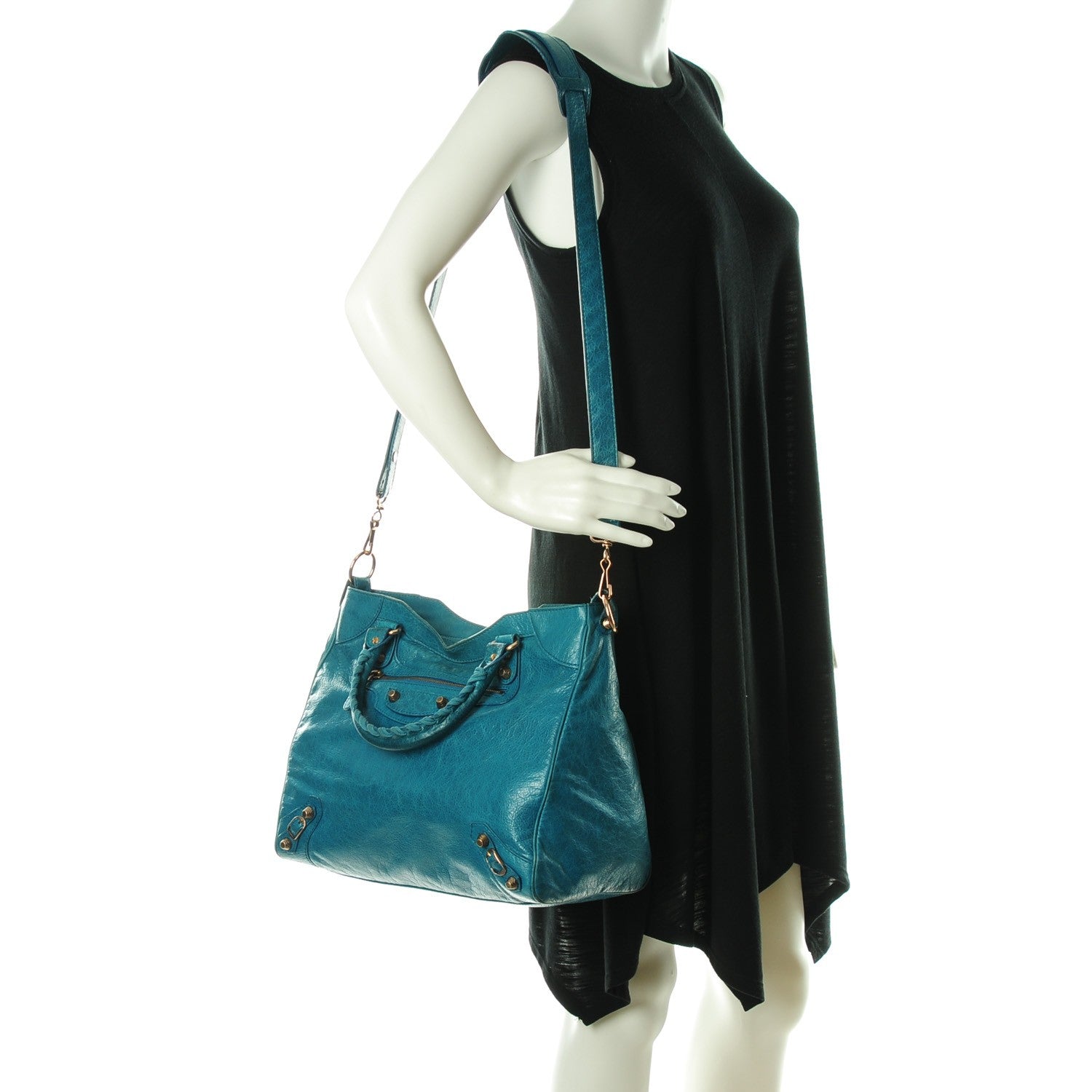 Balenciaga Agneau Giant 12 Rose Gold Hardware Velo Lagon 2 of 8