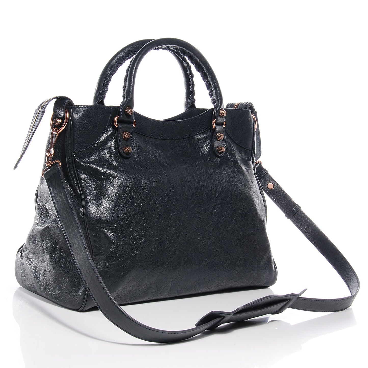 Agneau Giant 12 Rose Gold Hardware Velo Anthracite