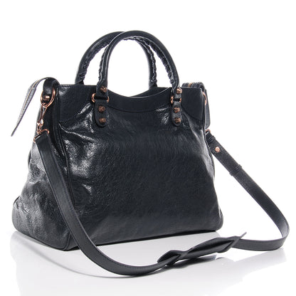 Balenciaga Agneau Giant 12 Rose Gold Hardware Velo Anthracite 3 of 9