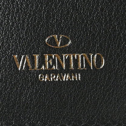 Valentino Garavani Calfskin Rockstud Continental Wallet Black 7 of 8