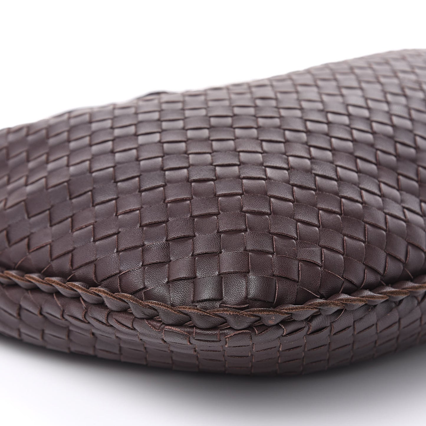 Nappa Intrecciato Medium Veneta Hobo Ebano