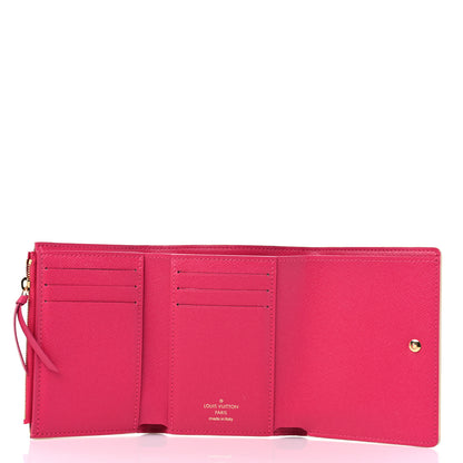Louis Vuitton Damier Azur 2021 Christmas Animation Hollywood Victorine Wallet Fuchsia 5 of 7