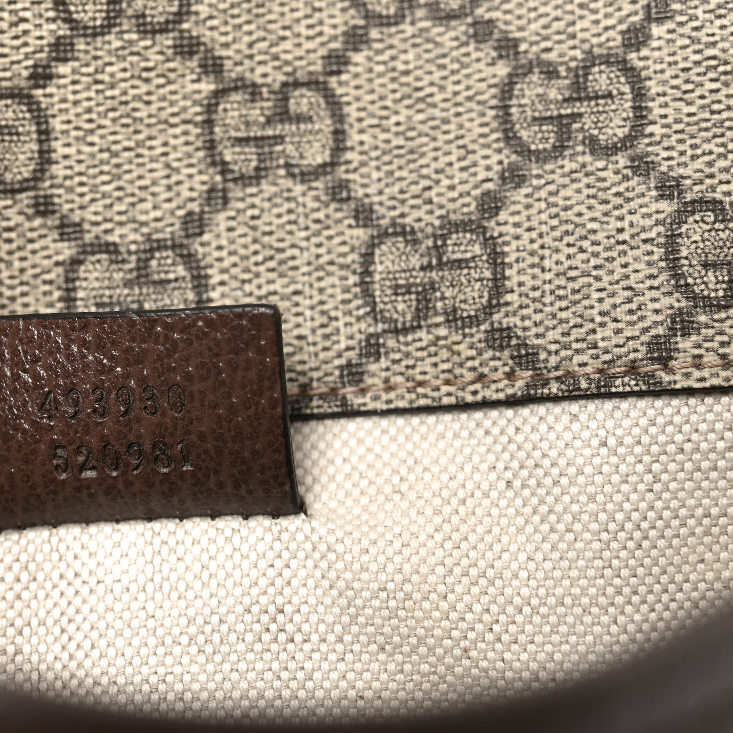 Gucci GG Supreme Monogram Neo Vintage Web Belt Bag Brown 6 of 8