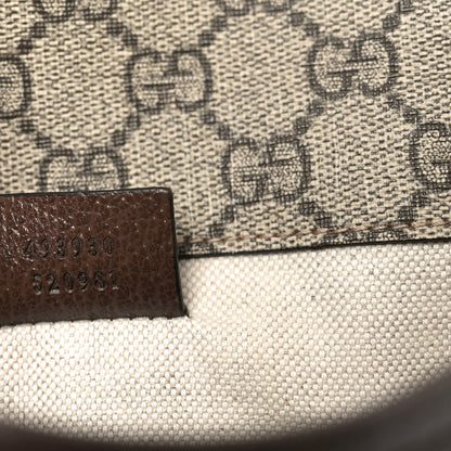 Gucci GG Supreme Monogram Neo Vintage Web Belt Bag Brown 6 of 8