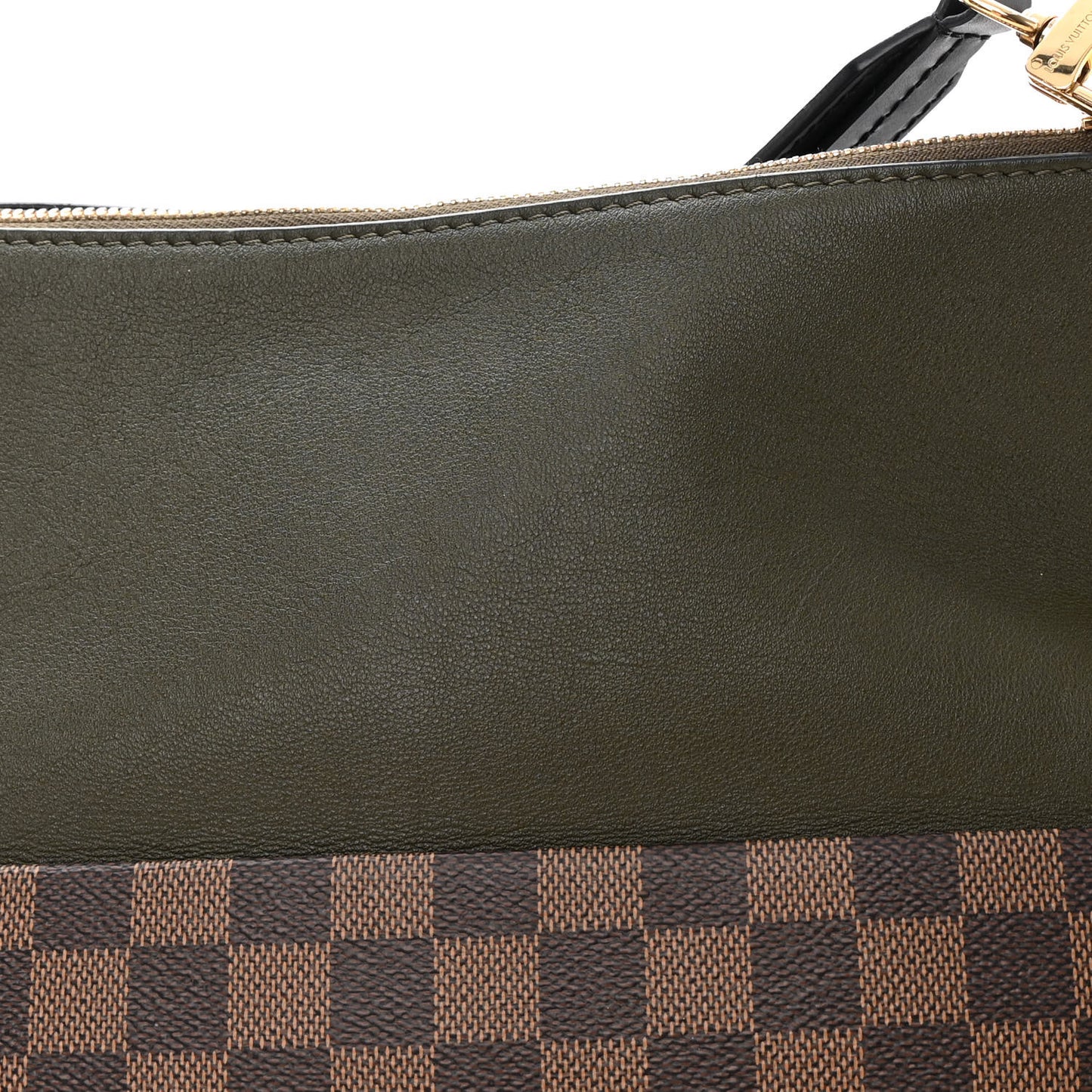 Damier Ebene Calfskin Maida Khaki