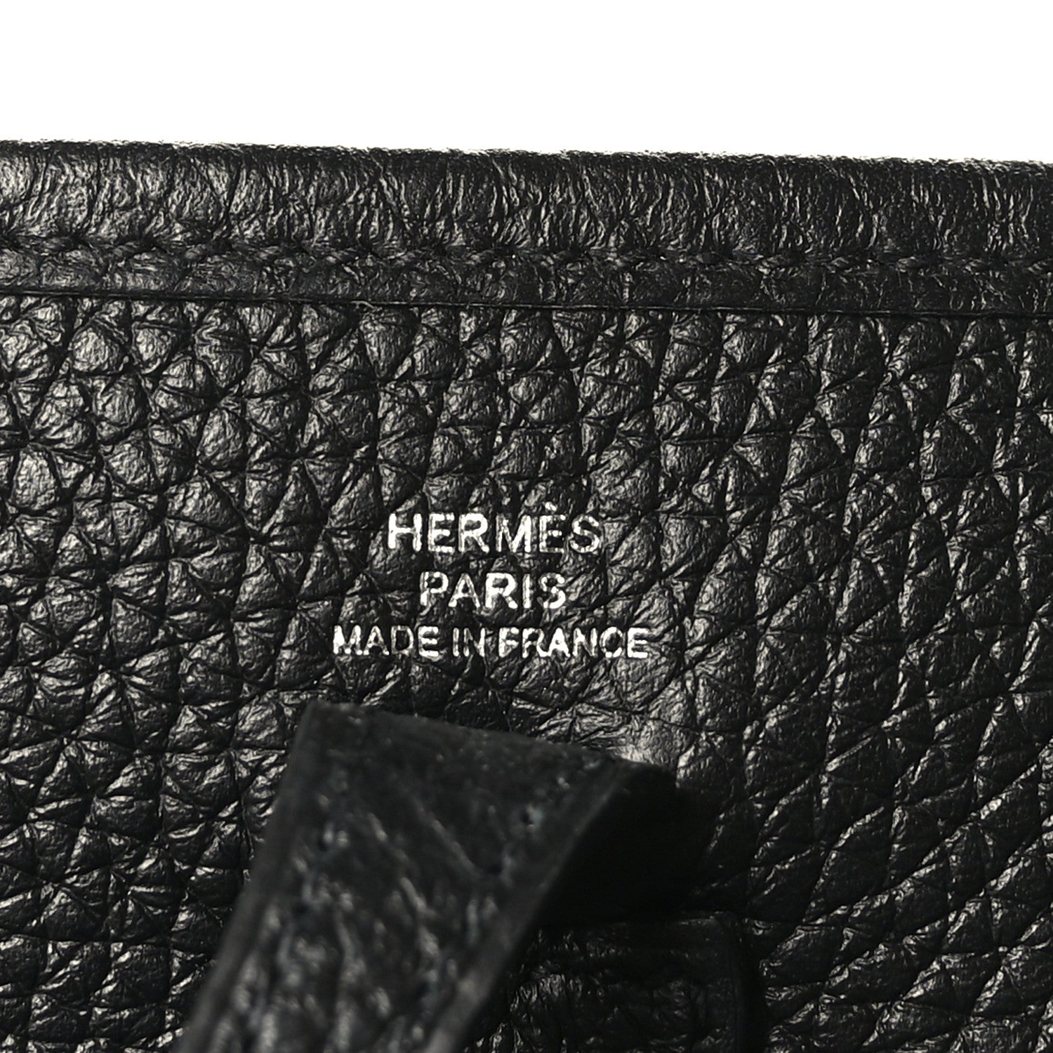Hermes Taurillon Clemence Evelyne TPM Black 6 of 10