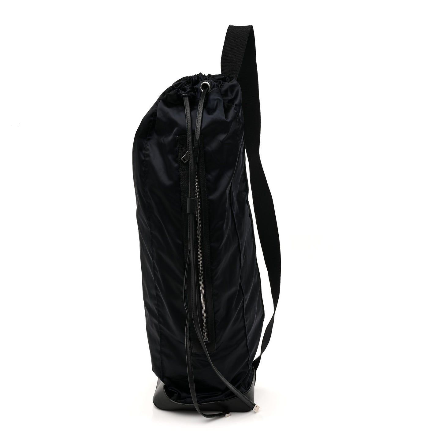 Nylon City Long Sling Bag Dark Blueberry Black
