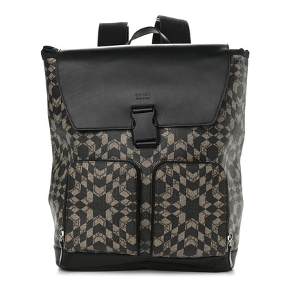 Gucci GG Supreme Monogram Caleido Backpack Black 1 of 11