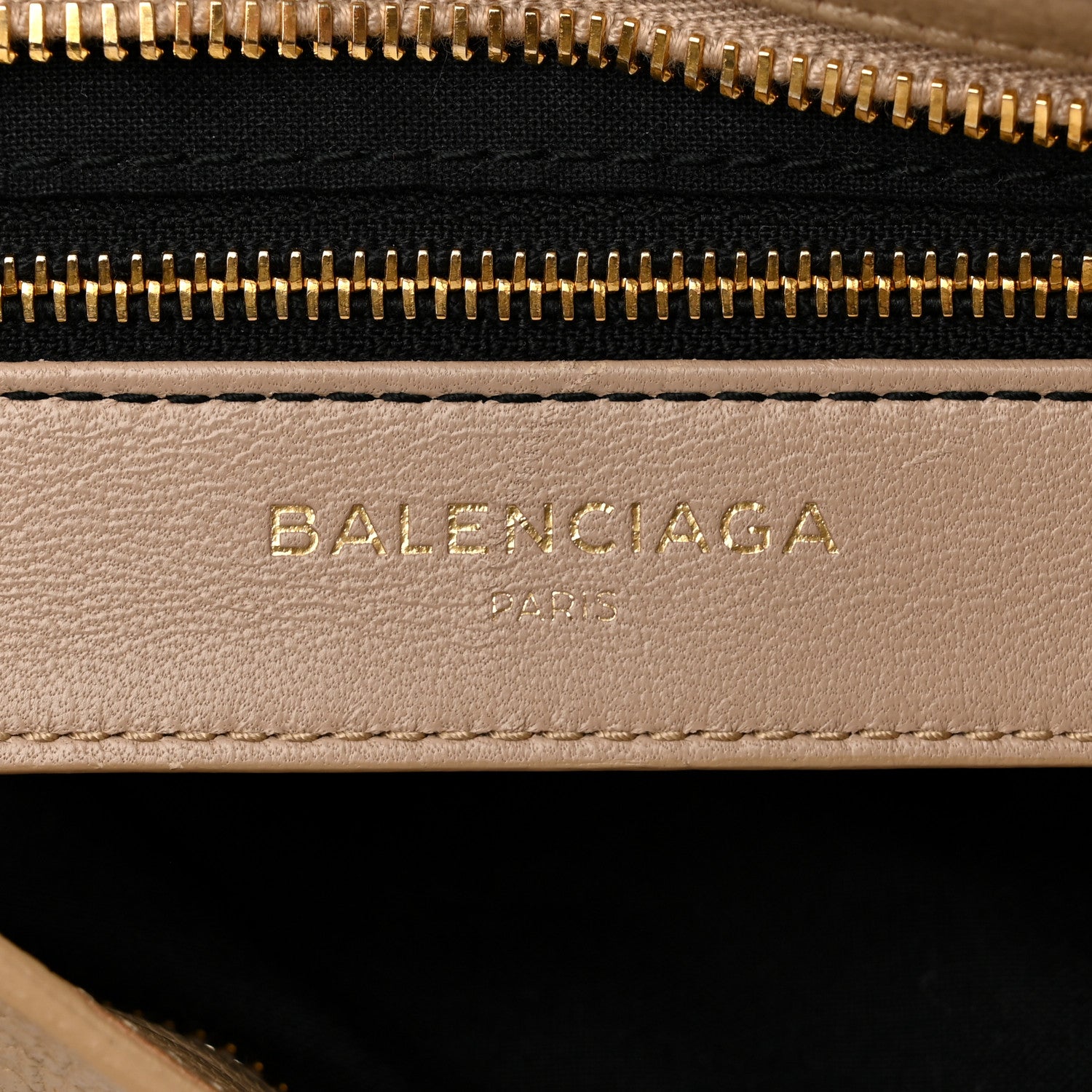Balenciaga Shiny Goatskin Gold Metallic Edge Hardware City Beige Sahara 7 of 12