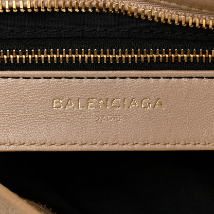 Balenciaga Shiny Goatskin Gold Metallic Edge Hardware City Beige Sahara 7 of 12