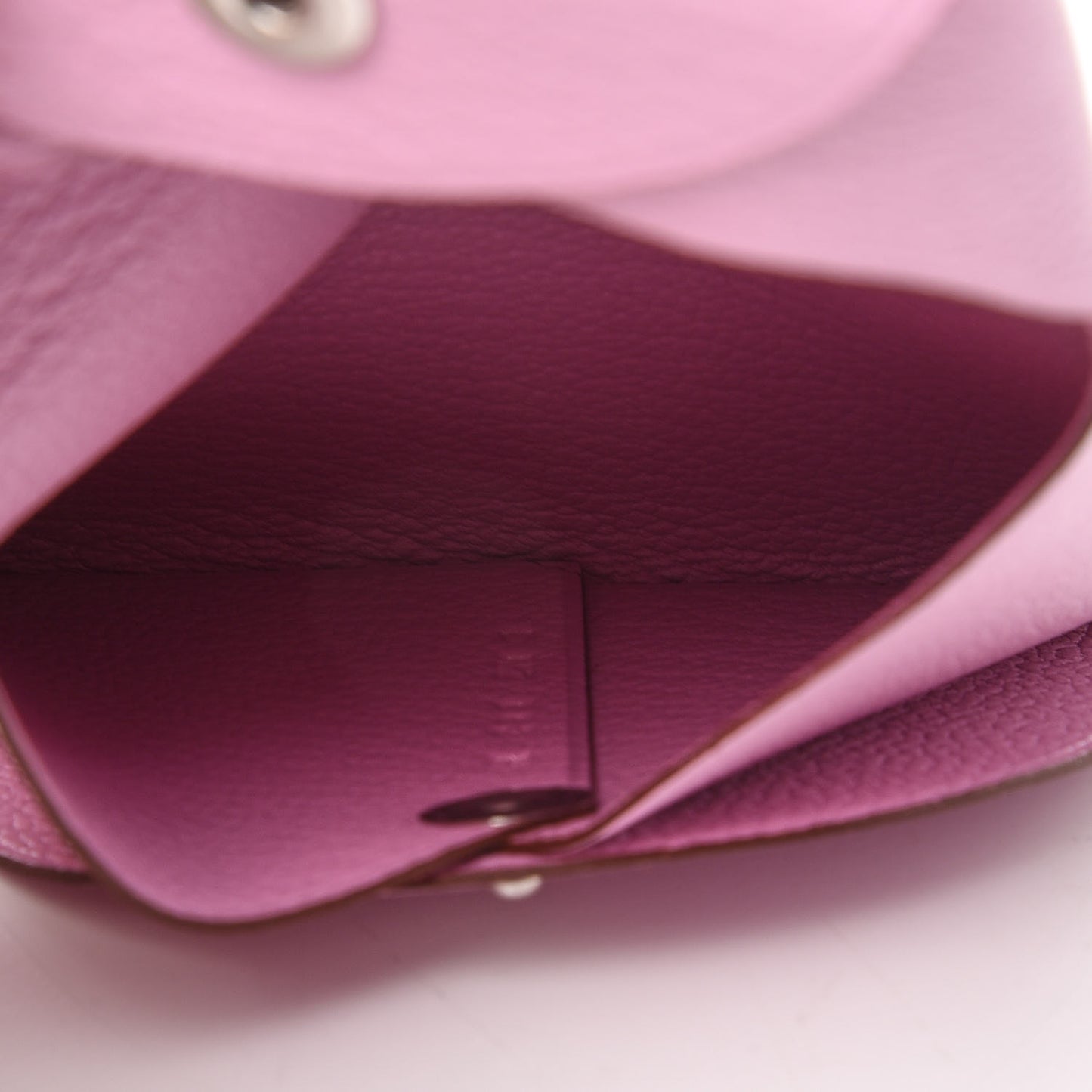 Chevre Mysore Bastia Coin Purse Mauve Sylvestre