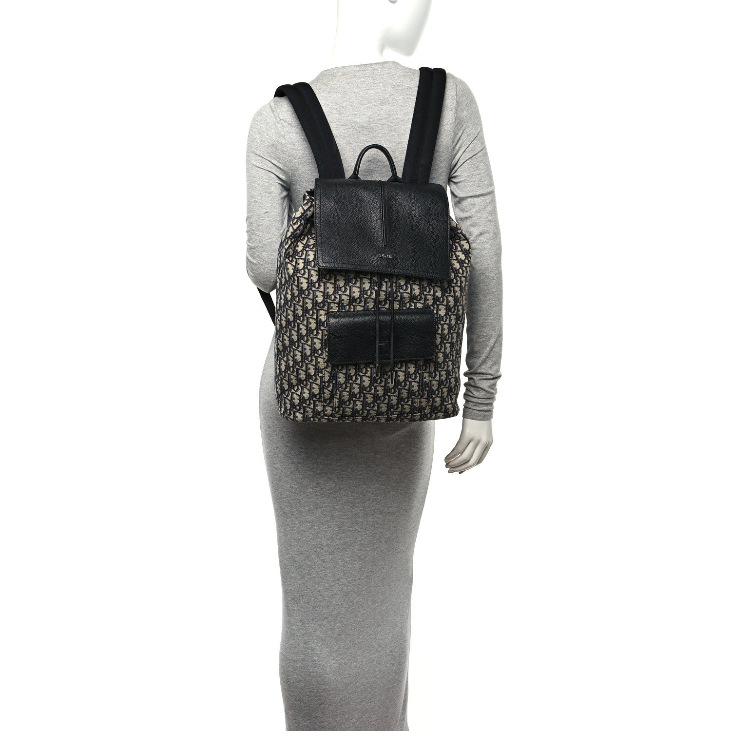 Christian Dior Oblique Motion Backpack Blue 2 of 11