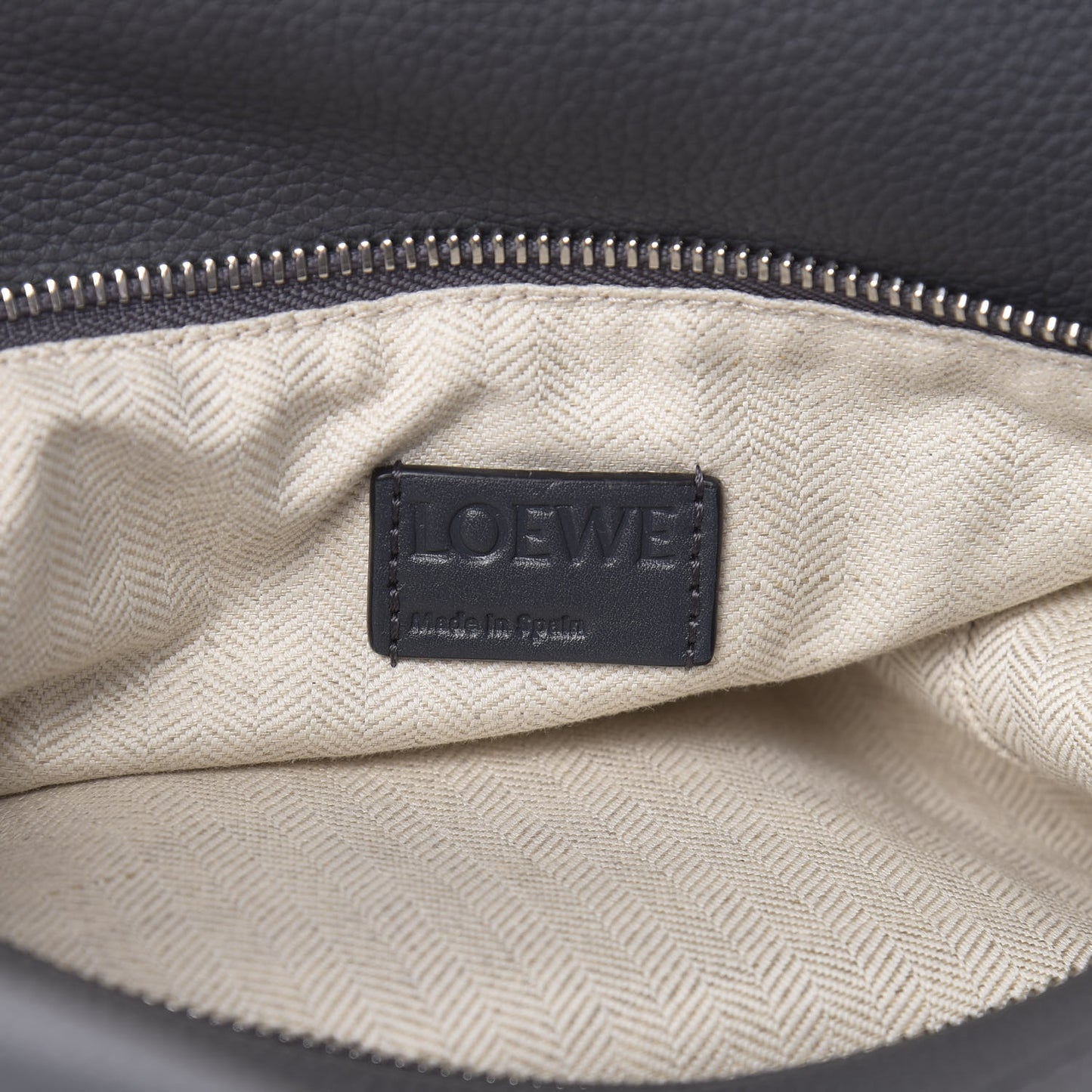 Calfskin Medium Puzzle Bag Grey