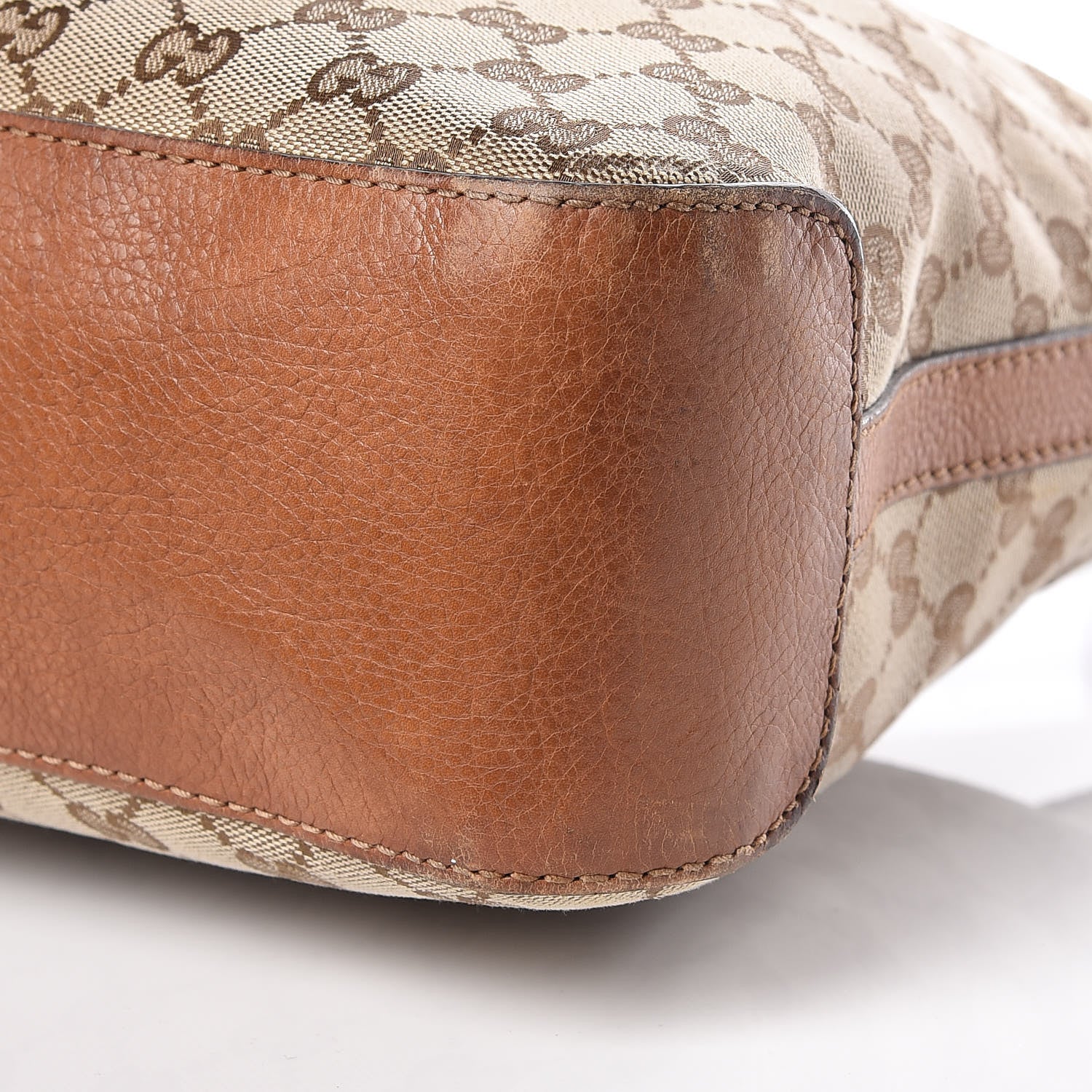 Gucci Monogram Medium Marrakech Hobo Camel 17 of 21