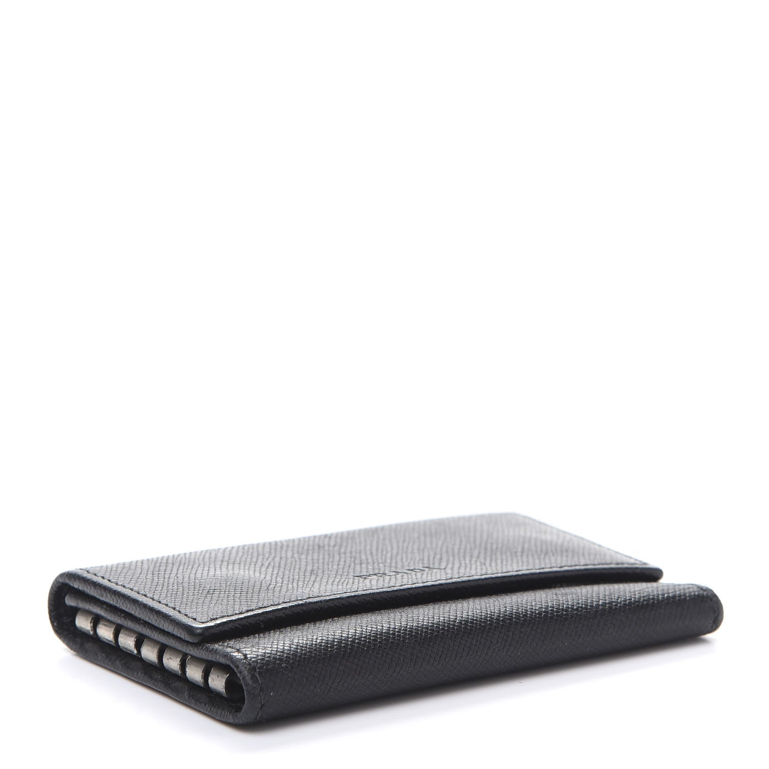Prada Saffiano 6 Key Holder Black 4 of 10
