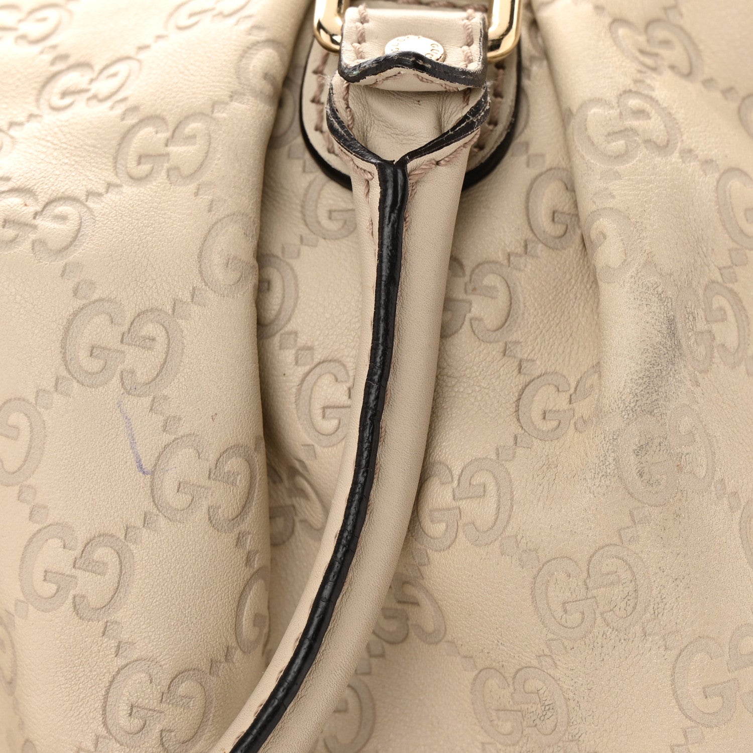 Gucci Guccissima Medium Sukey Top Handle Bag White 19 of 26