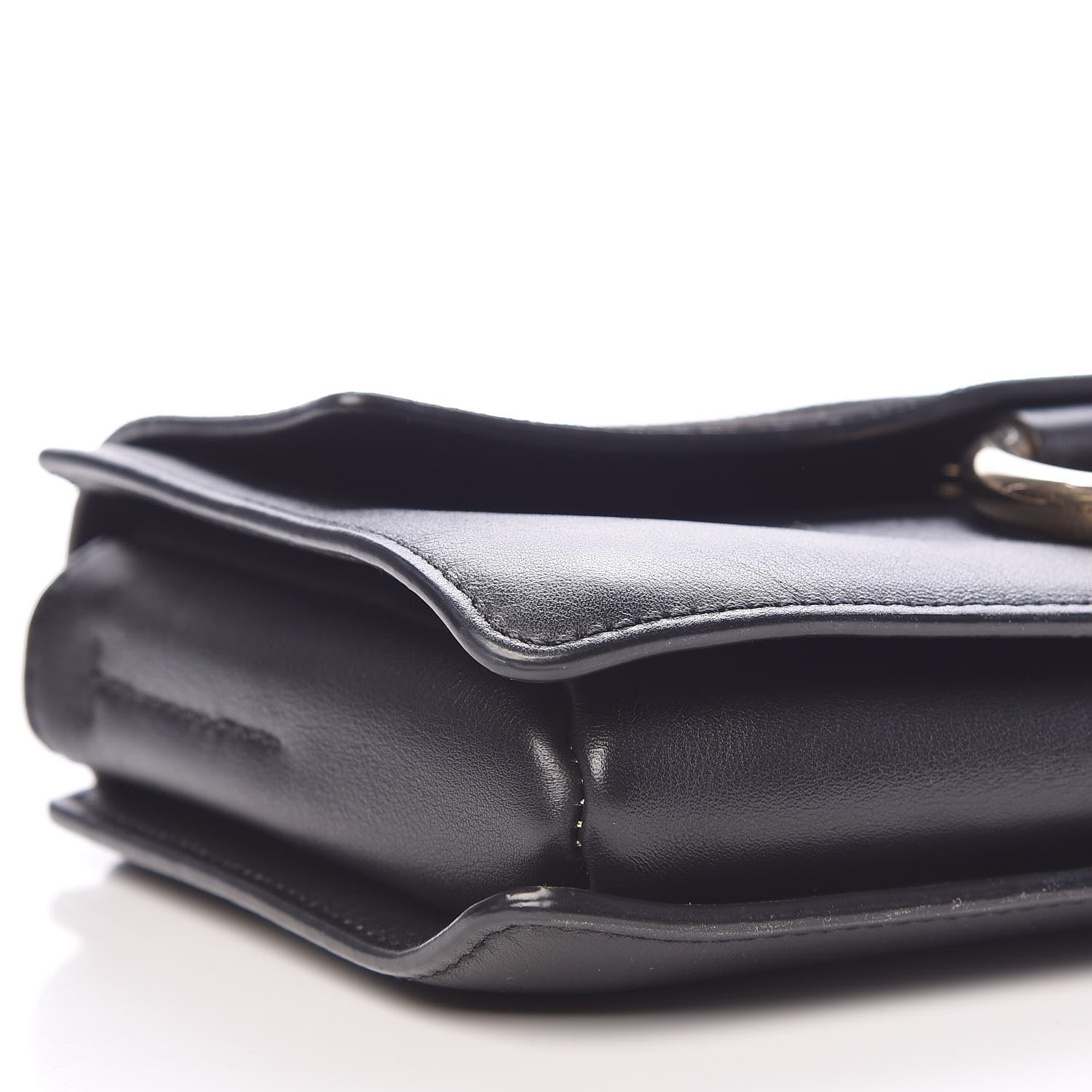 Chloe Suede Calfskin Small Faye Shoulder Bag Black 6 of 15